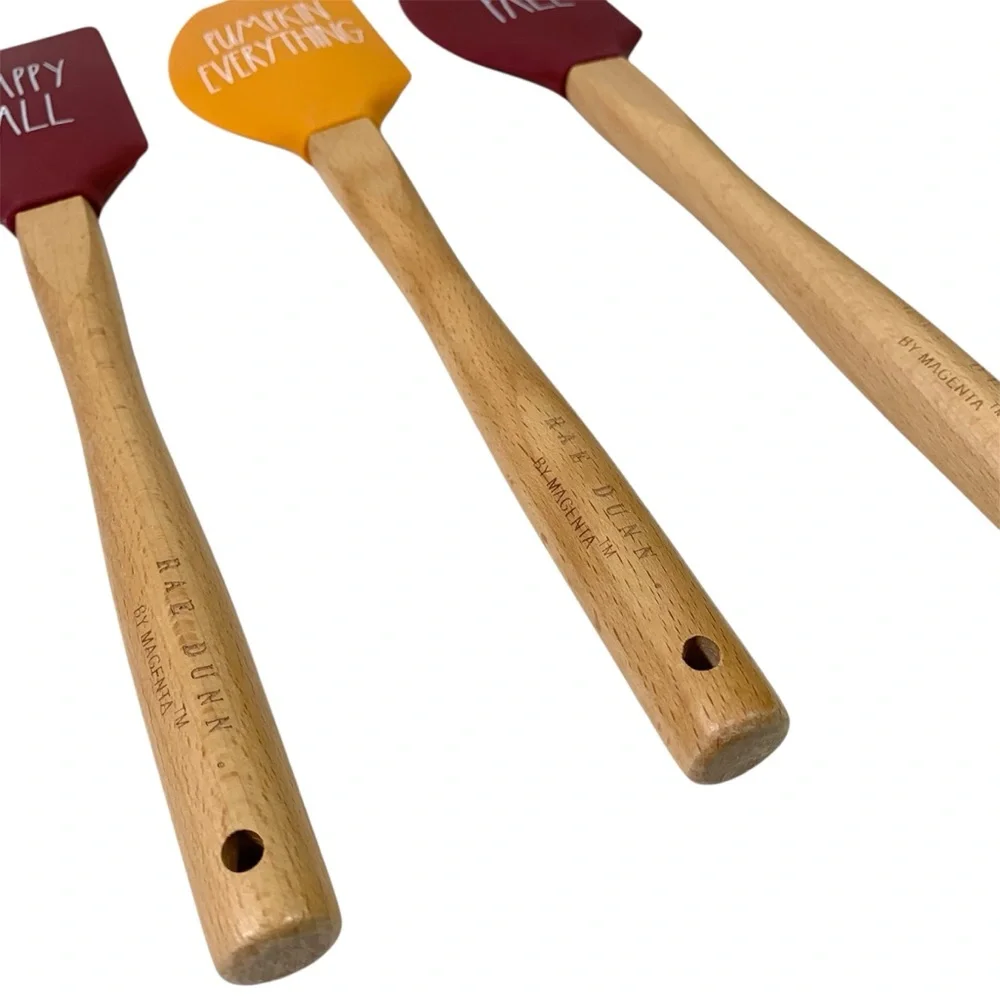 Rae Dunn Artisan Collection by Magenta Spatula 3 Bundle Fall Pumpkin NEW